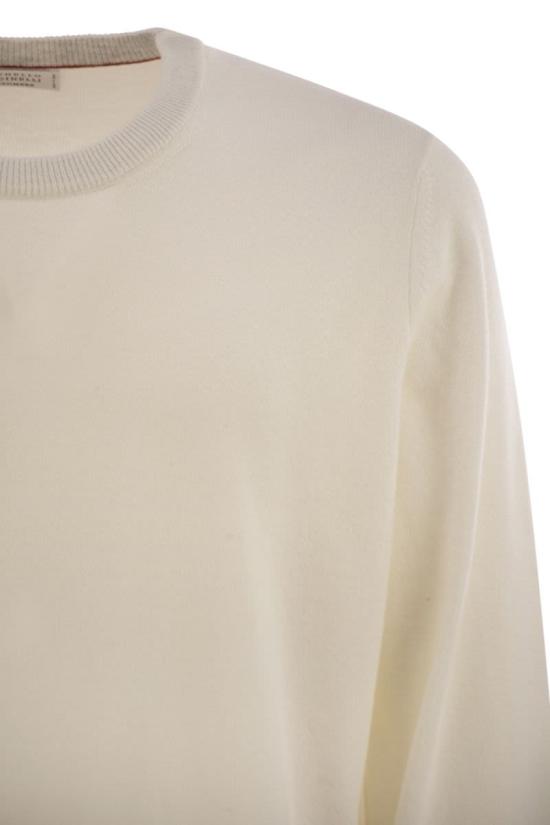 25FW 브루넬로 쿠치넬리 캐시미어 니트 M2200100CO312 WHITE - BRUNELLO CUCINELLI