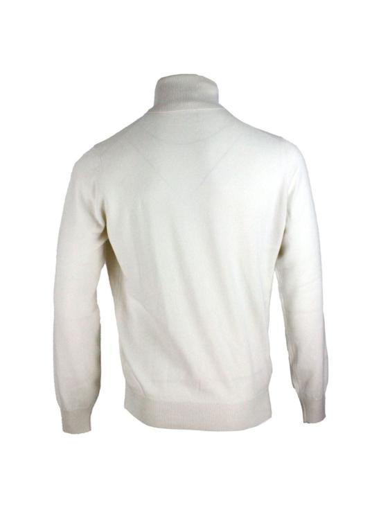 25FW 브루넬로 쿠치넬리 캐시미어 터틀넥 M2200103CO312 WHITE - BRUNELLO CUCINELLI
