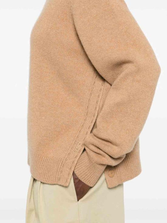  펜디 스웨터 FZXC46ASJJF0F9J LIGHT BROWN - FENDI