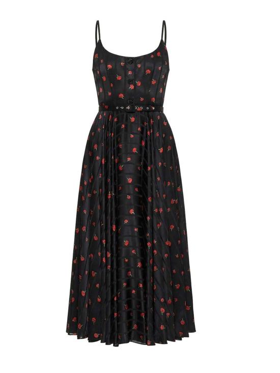 25FW 아니사 케리미슈 미디 원피스 RC16567PRINT BLACK