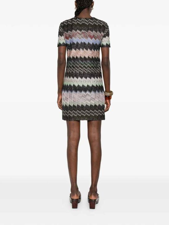 25FW 미소니 미디 원피스 29DS26SG1OBR014WSM9YN MULTICOLOUR - MISSONI