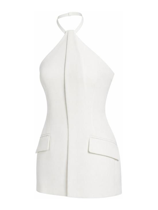 26SS 스포트막스 롱 원피스 2612231012600004 WHITE - SPORTMAX