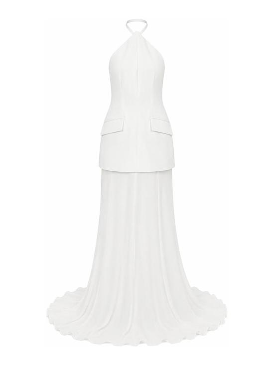 26SS 스포트막스 롱 원피스 2612231012600004 WHITE