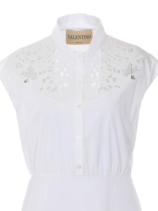 26SS 발렌티노 가라바니 미디 원피스 VAJR59VN0BO WHITE - VALENTINO GARAVANI