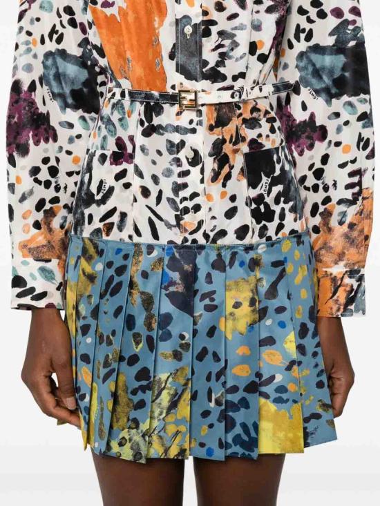 26SS 펜디 프린트 실크 드레스 FDD512AVJWF0HWA MULTICOLOUR - FENDI