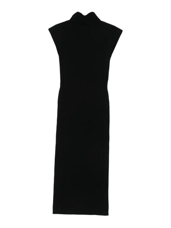 25FW 알베르타 페레티 미디 원피스 48066000555 BLACK