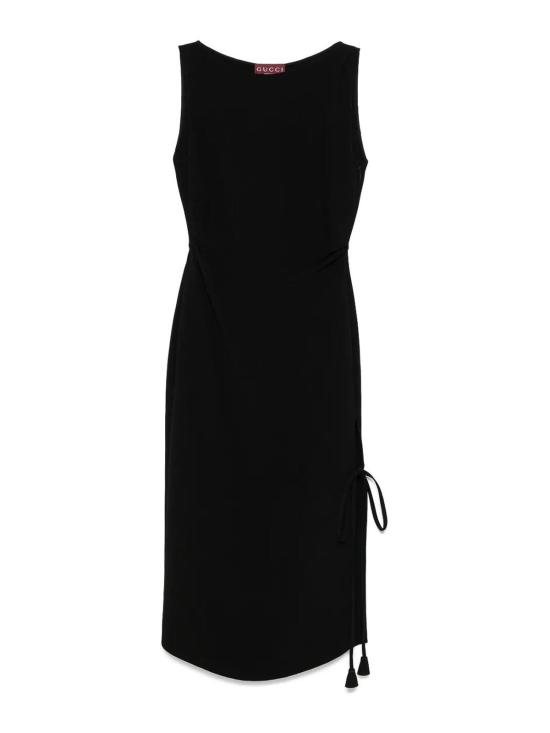 25SS 구찌 미디 원피스 828608ZASSU1000 BLACK