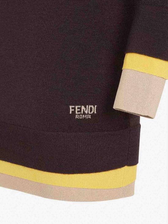  펜디 미디 원피스 FZDC36ASJGF0AU3 PURPLE - FENDI