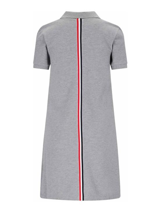 26SS 톰브라운 클래식 피케 스트라이프 폴로 드레스 FJD027A00050055 GREY - THOM BROWNE