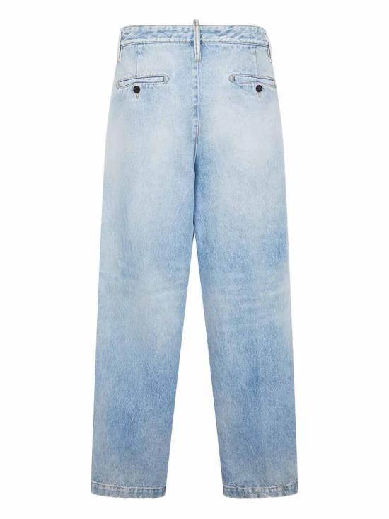 25FW 디스퀘어드2 스트레이트 팬츠 S71KB0777S30839470 DARK BLUE - DSQUARED2