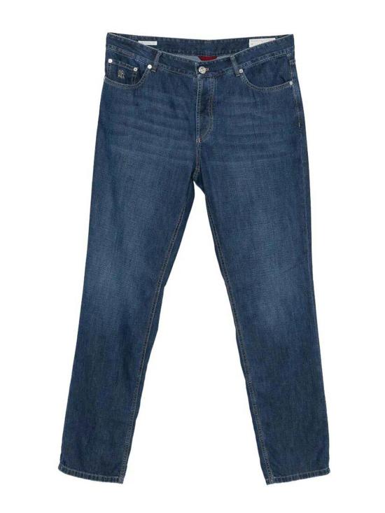 25FW 브루넬로 쿠치넬리 스트레이트 팬츠 ME645B3210C1468 DARK WASH