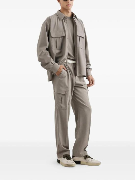 25FW 돌체앤가바나 스트레이트 팬츠 GP1O0THU2BPS8230 WHITE - DOLCE & GABBANA