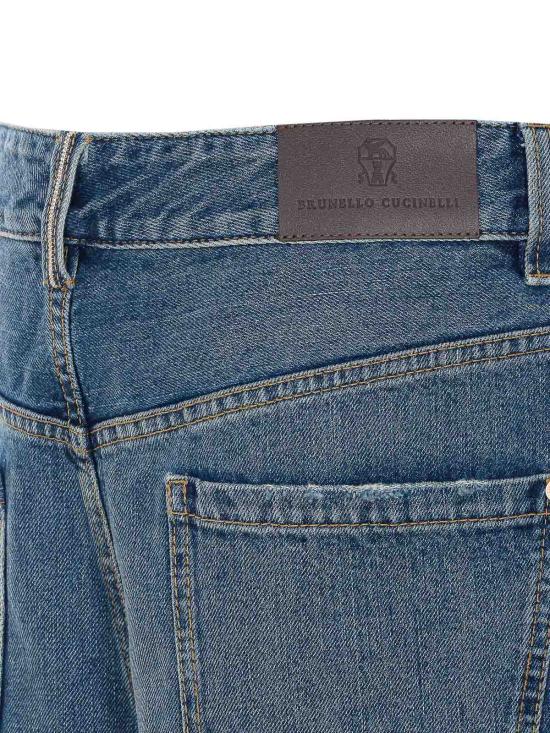 26SS 브루넬로 쿠치넬리 데님 팬츠 MA095P4045C9039 BLUE - BRUNELLO CUCINELLI