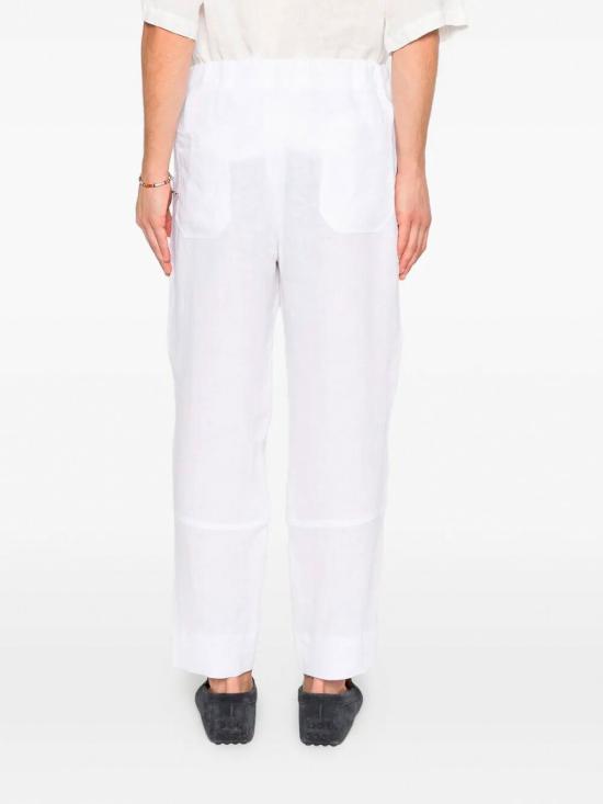 25FW 키톤 스트레이트 팬츠 UPN004H0969002002 WHITE - KITON