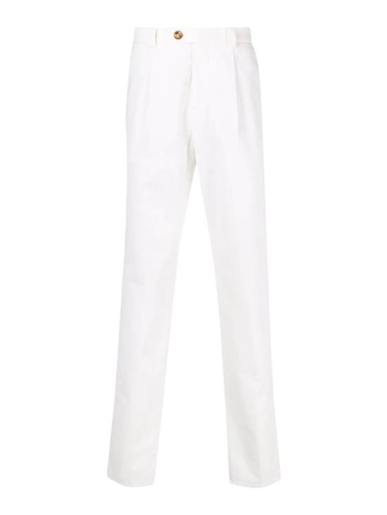 26SS 브루넬로 쿠치넬리 스트레이트 팬츠 M252DE1450C2200 WHITE