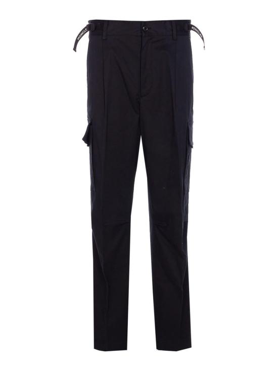 25FW 몽클레어 코튼 개버딘 카고 트라우저 2A00026598R1999 BLACK