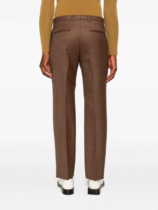 25FW 구찌 자수 하운드투스 울 팬츠 814299Z7AQA2014 BEIGE - GUCCI