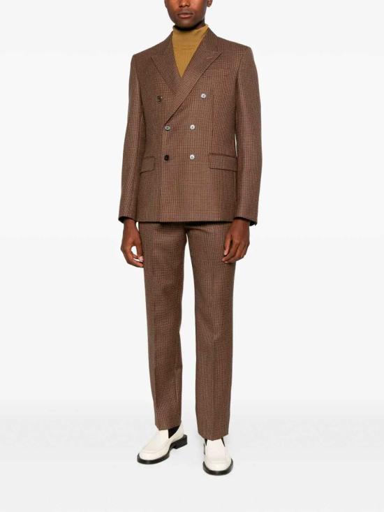 25FW 구찌 자수 하운드투스 울 팬츠 814299Z7AQA2014 BEIGE - GUCCI
