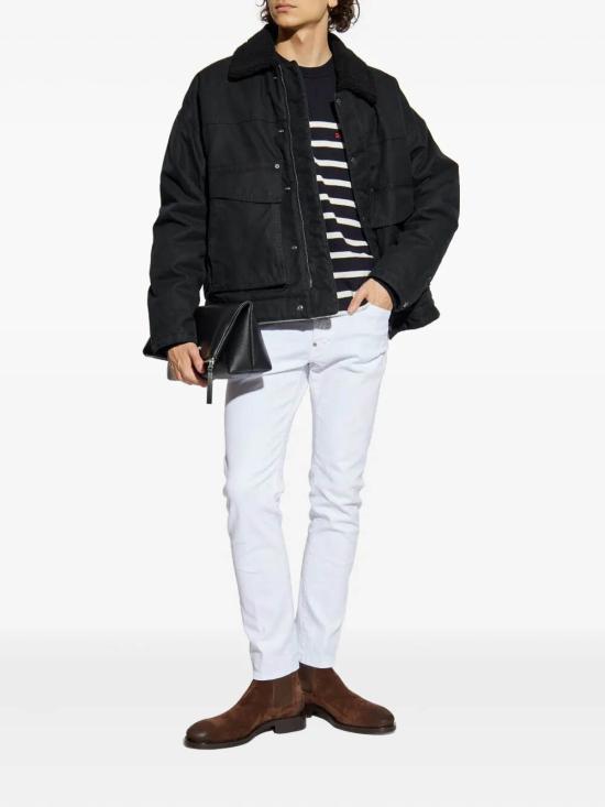 25FW 디스퀘어드2 스트레이트 팬츠 S74LB1743S39781100 WHITE - DSQUARED2