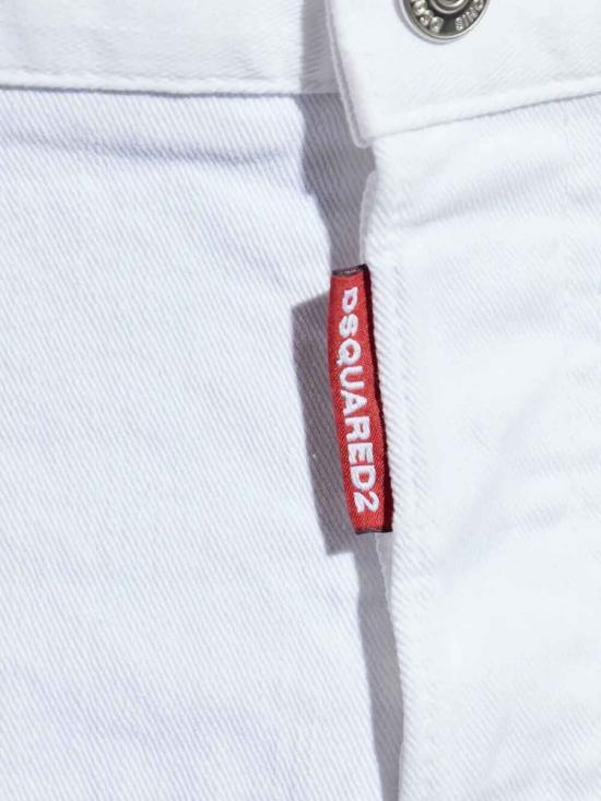 25FW 디스퀘어드2 스트레이트 팬츠 S74LB1743S39781100 WHITE - DSQUARED2