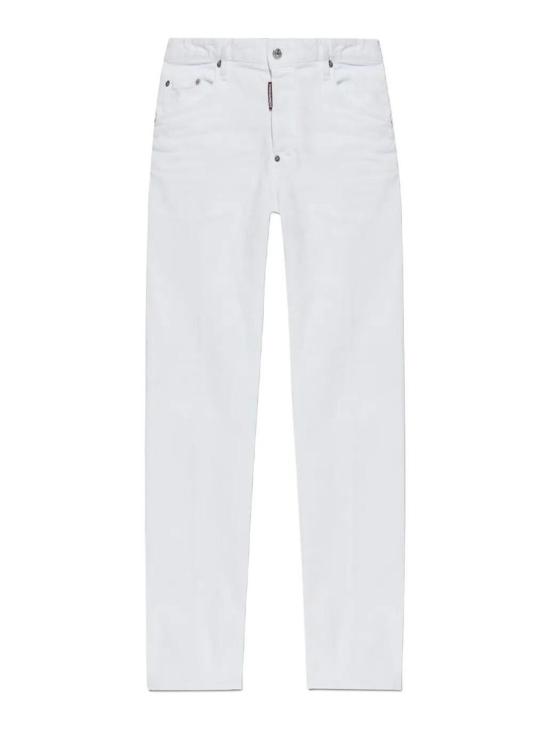 25FW 디스퀘어드2 스트레이트 팬츠 S74LB1743S39781100 WHITE