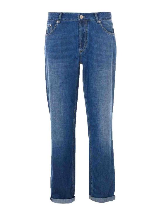 26SS 브루넬로 쿠치넬리 데님 팬츠 ME645D3210C1471 BLUE