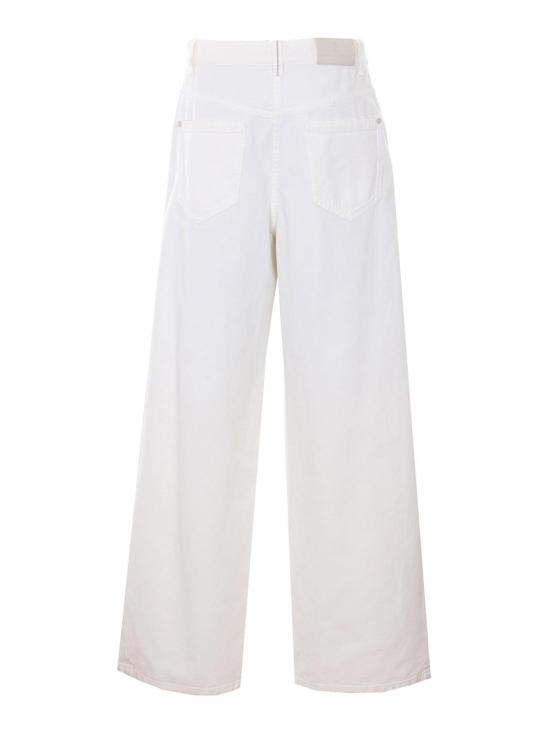26SS 브루넬로 쿠치넬리 스트레이트 팬츠 M0H81P4059C1101 WHITE - BRUNELLO CUCINELLI