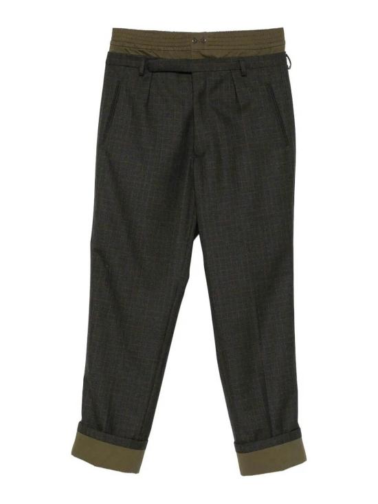 26SS 프라다 울 팬츠 코튼 UP039818U7SOOOF0342 DARK GREEN