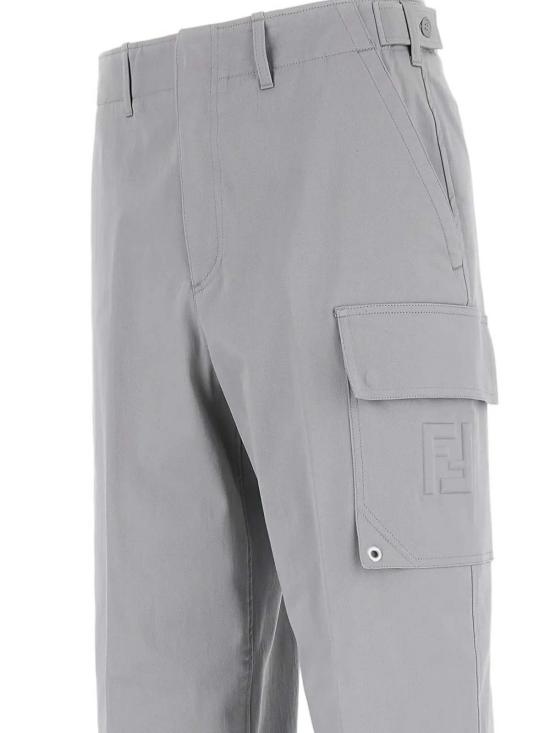 26SS 펜디 개버딘 팬츠 FB1091AQMVF0HH3 SILVER - FENDI