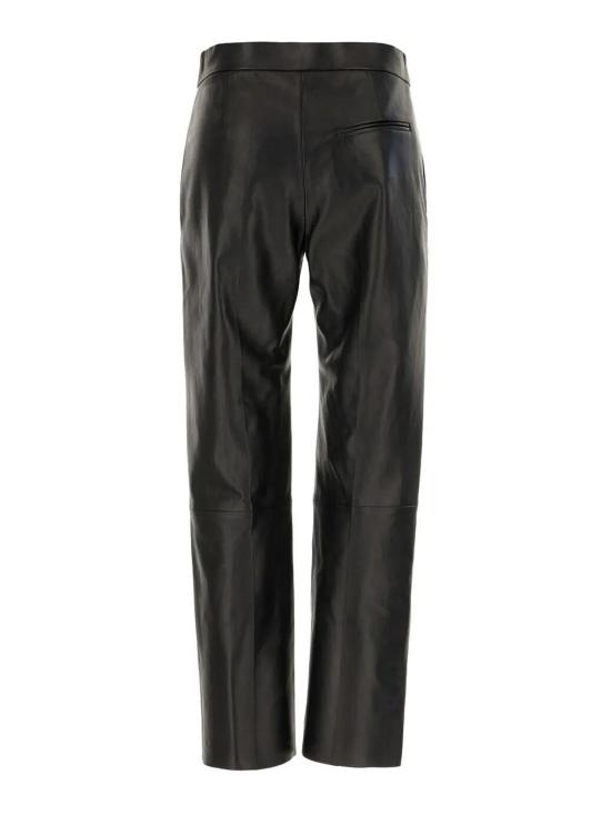 25FW 알베르타 페레티 가죽 팬츠 370E11 BLACK - ALBERTA FERRETTI