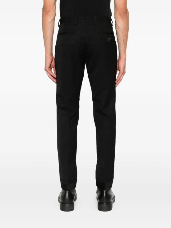25FW 프라다 스트레이트 팬츠 UP0375155ESOOOF0002 BLACK - PRADA