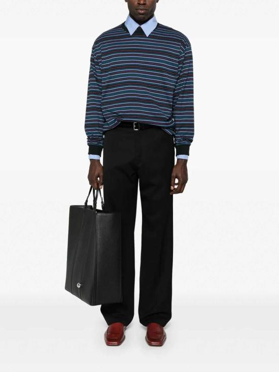25FW 프라다 스트레이트 팬츠 UP0371155ESOOOF0002 BLACK - PRADA