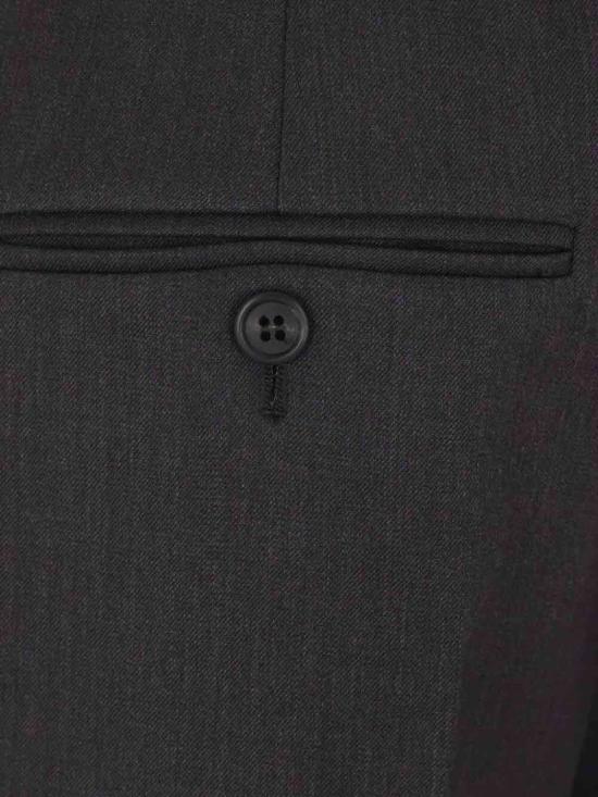 25FW 프라다 핀 울 개버딘 팬츠 P267J170PSOOOF0308 GREY - PRADA