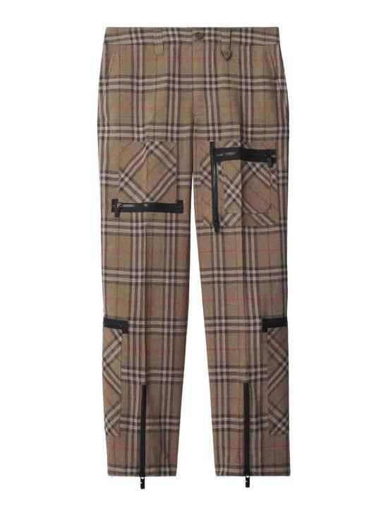 25SS 버버리 코튼 캔버스 워크웨어 팬츠 8108349 BROWN