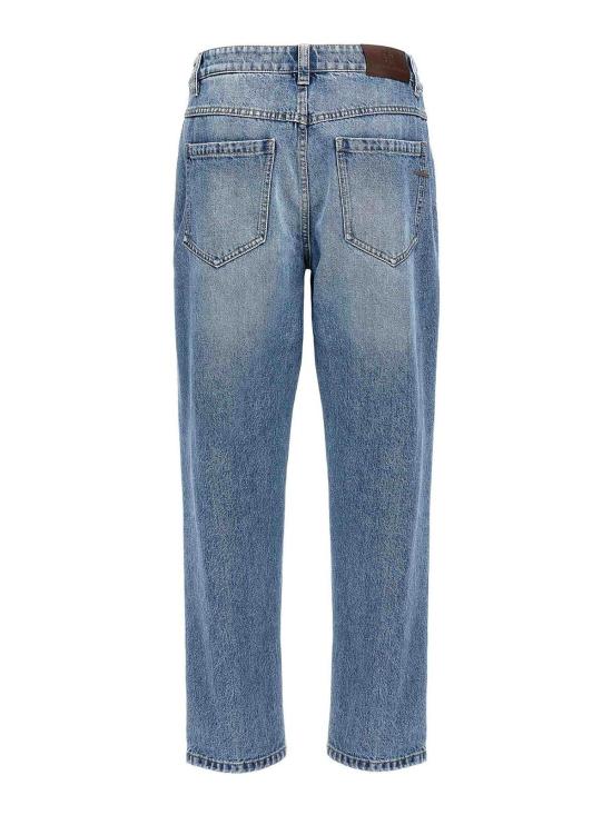 26SS 브루넬로 쿠치넬리 스트레이트 팬츠 MA095P5847C8926 BLUE - BRUNELLO CUCINELLI