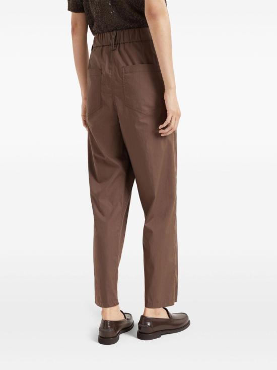 26SS 브루넬로 쿠치넬리 코튼 팬츠 M0H93P8907C8705 BROWN - BRUNELLO CUCINELLI