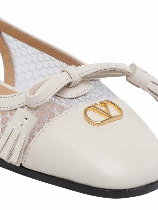 26SS 발렌티노 가라바니 플랫 슈즈 S0MH0PDYC2U WHITE - VALENTINO GARAVANI
