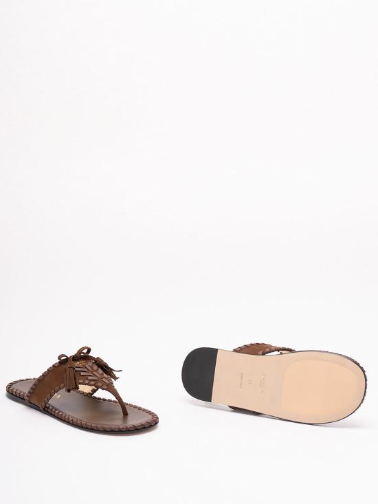 25FW 프라다 샌들 1Y389O008F005F0324 BROWN - PRADA