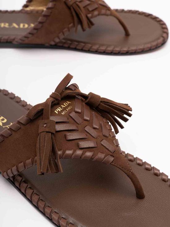 25FW 프라다 샌들 1Y389O008F005F0324 BROWN - PRADA