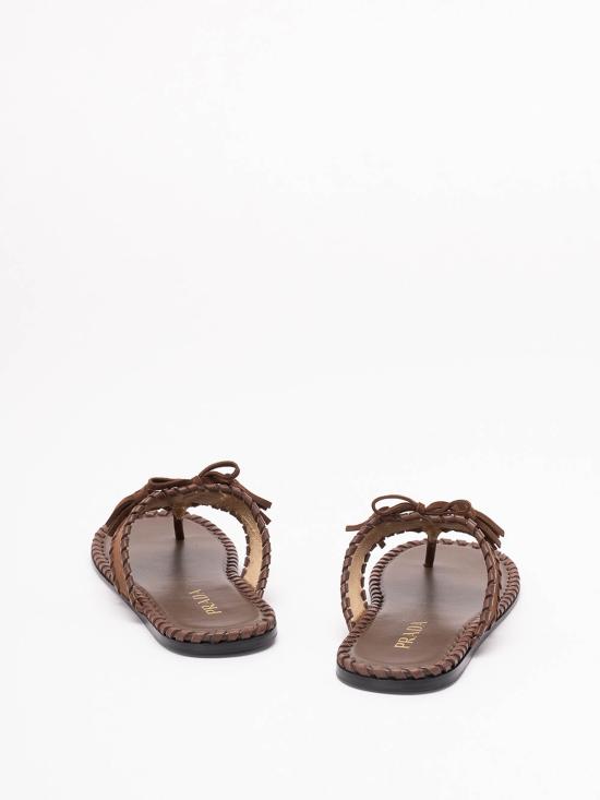 25FW 프라다 샌들 1Y389O008F005F0324 BROWN - PRADA