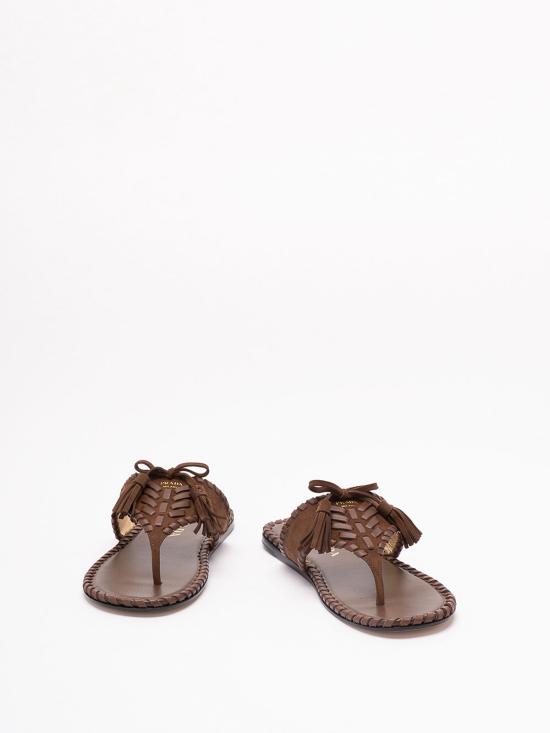25FW 프라다 샌들 1Y389O008F005F0324 BROWN - PRADA