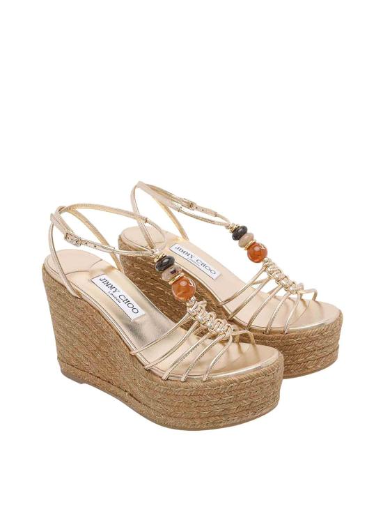 26FW 지미추 샌들 LEMIWEDGE100IPRGOLDMIX - JIMMY CHOO