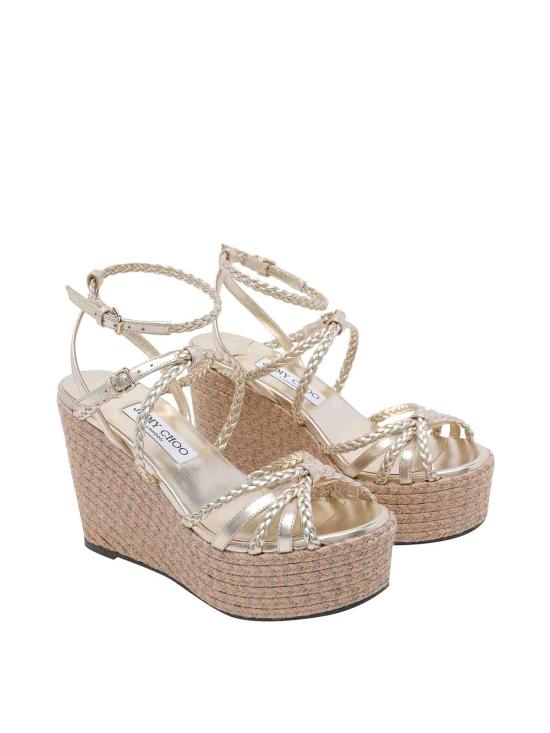 26FW 지미추 샌들 NYRA100ZKTSOFTGOLDMIX - JIMMY CHOO