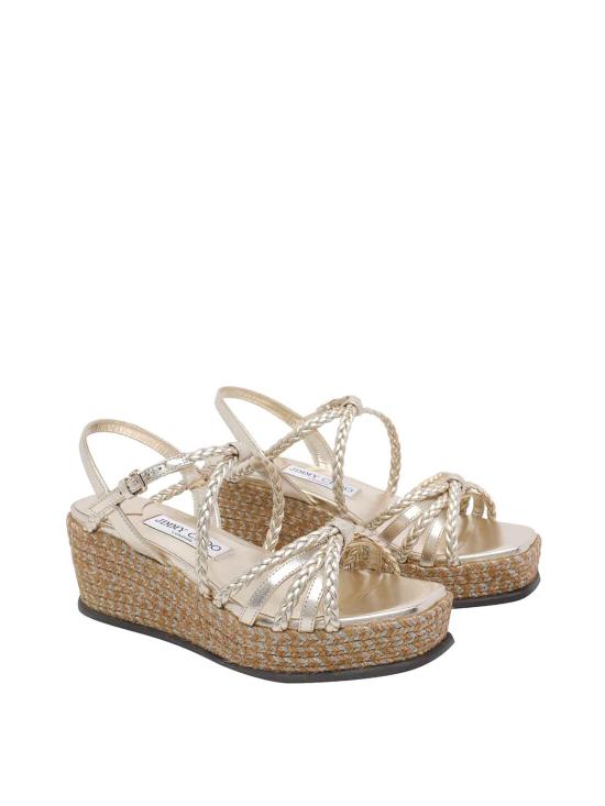 26FW 지미추 샌들 NYRA60ZKTSOFTGOLDMIX - JIMMY CHOO