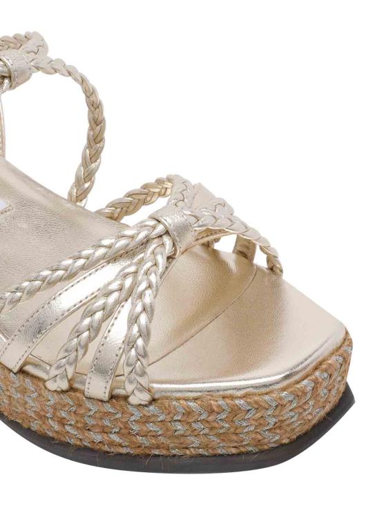 26FW 지미추 샌들 NYRA60ZKTSOFTGOLDMIX - JIMMY CHOO