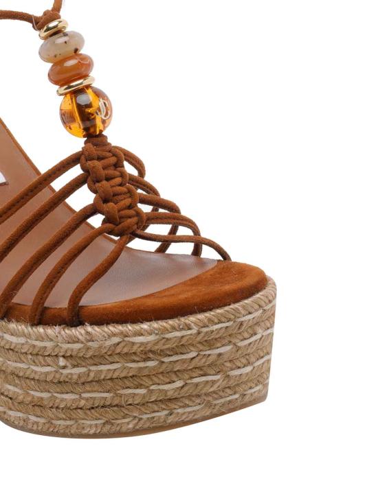 26FW 지미추 샌들 LEMIWEDGE100IPVTANMIX BROWN - JIMMY CHOO