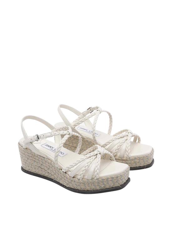 26FW 지미추 샌들 NYRA60ZKQLATTENATURAL WHITE - JIMMY CHOO