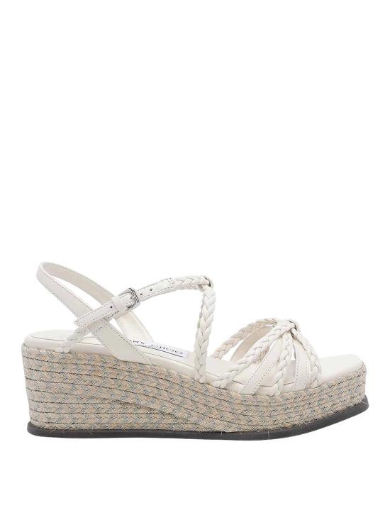 26FW 지미추 샌들 NYRA60ZKQLATTENATURAL WHITE