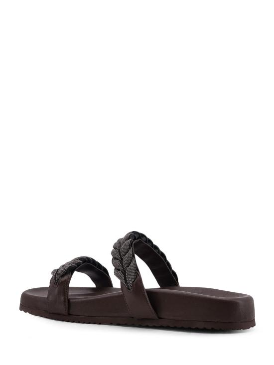 26SS 브루넬로 쿠치넬리 샌들 MZGAG3159C8279 DARK BROWN - BRUNELLO CUCINELLI