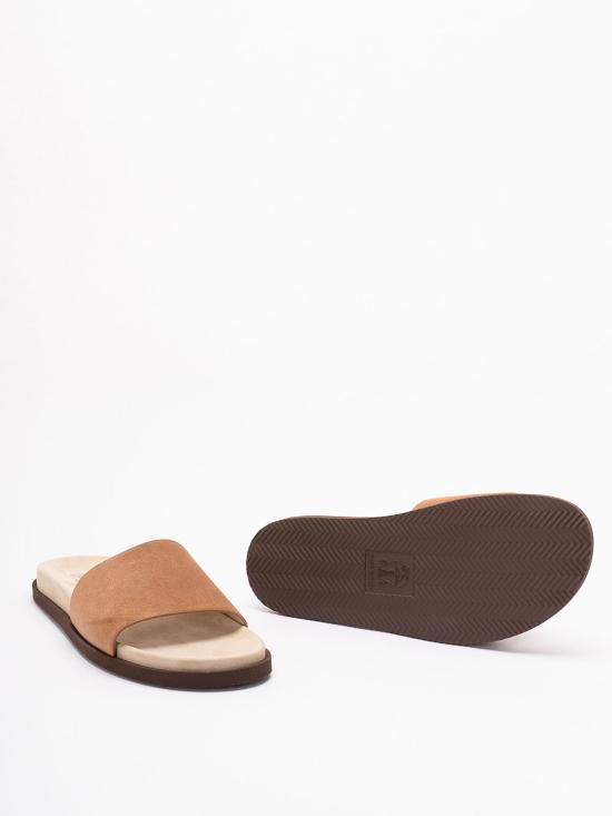 26SS 브루넬로 쿠치넬리 스웨이드 슬라이드 MZUSOLY236CHW89 BROWN - BRUNELLO CUCINELLI